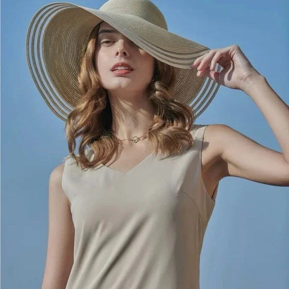 Solid straw hat - Picture 4 of 5